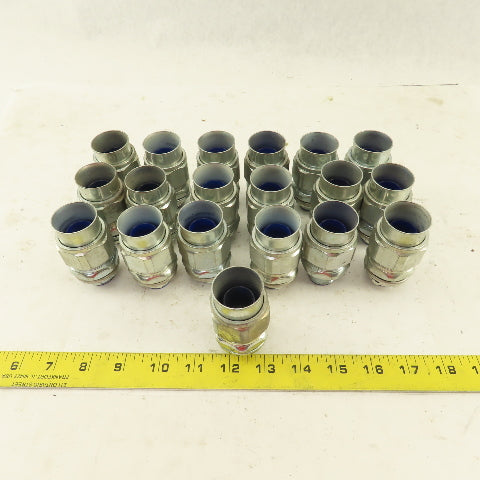 3/4" Insulated Straight Liquidtight Grip Connector Lot of 19