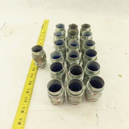 3/4" Insulated Straight Liquidtight Grip Connector Lot of 19