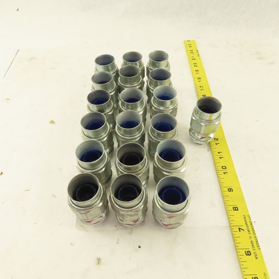 3/4" Insulated Straight Liquidtight Grip Connector Lot of 19