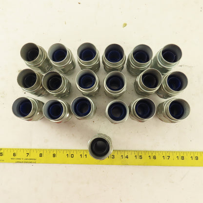 3/4" Insulated Straight Liquidtight Grip Connector Lot of 19