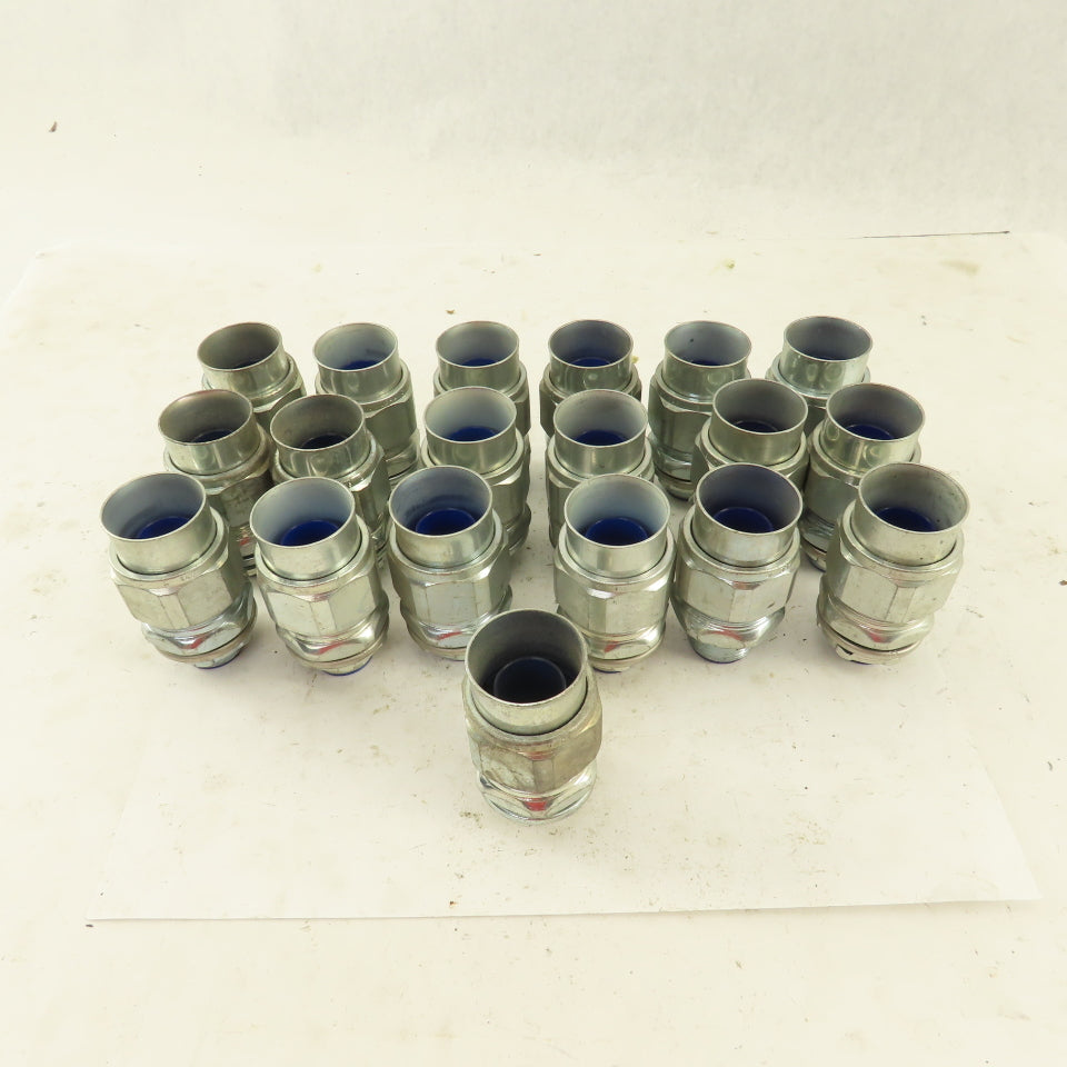 3/4" Insulated Straight Liquidtight Grip Connector Lot of 19