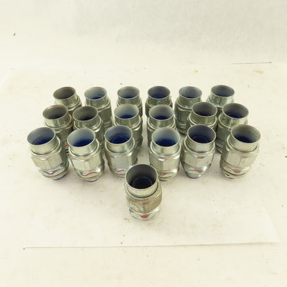 3/4" Insulated Straight Liquidtight Grip Connector Lot of 19