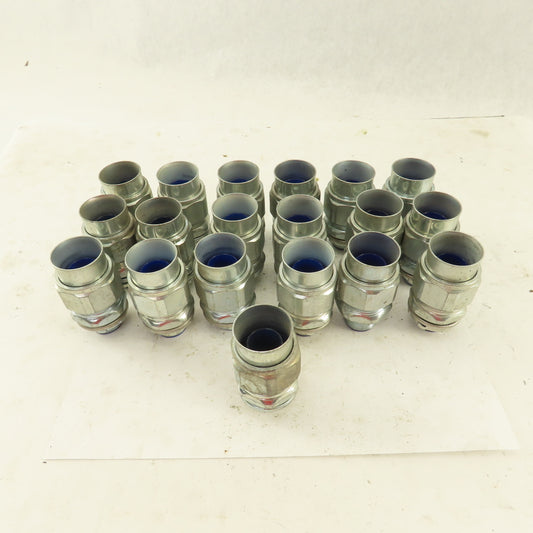 3/4" Insulated Straight Liquidtight Grip Connector Lot of 19