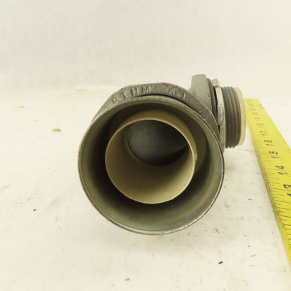 Appleton 1-1/4 Insulated 90° Malleable Iron Liquidtight Grip Connector Lot of  4
