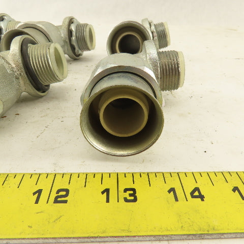 Appleton 3/4" Insulated 90° Malleable Iron Liquidtight Grip Connector Lot of 6