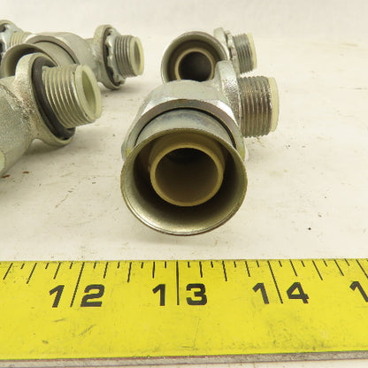 Appleton 3/4" Insulated 90° Malleable Iron Liquidtight Grip Connector Lot of 6