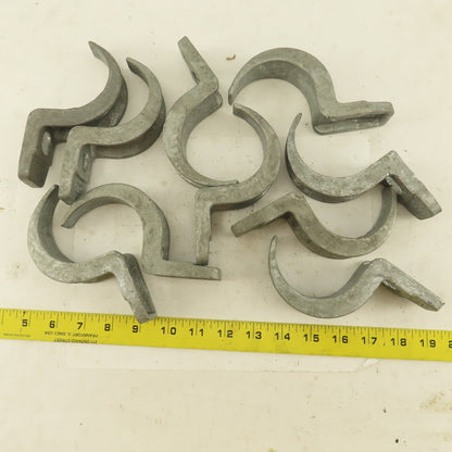 2-1/2" Malleable Iron One Hole Conduit Strap Lot of 10