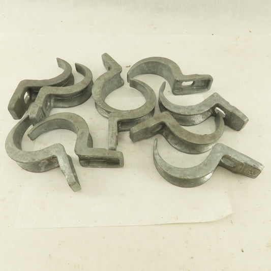 2-1/2" Malleable Iron One Hole Conduit Strap Lot of 10