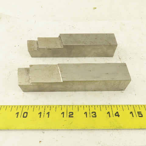 1 x 1 x 5-1/4" Square Lathe Tool Cutting HSS Bits Lot of 2