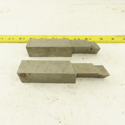 1 x 1 x 5-1/4" Square Lathe Tool Cutting HSS Bits Lot of 2