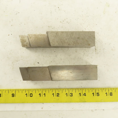 1 x 1 x 5-1/4" Square Lathe Tool Cutting HSS Bits Lot of 2