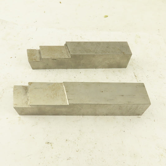 1 x 1 x 5-1/4" Square Lathe Tool Cutting HSS Bits Lot of 2