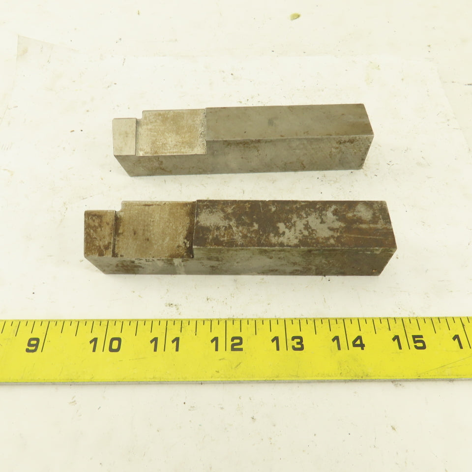 1 x 1 x 5-1/2" Square Lathe Tool Cutting HSS Bits Lot of 2