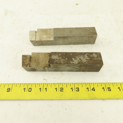 1 x 1 x 5-1/2" Square Lathe Tool Cutting HSS Bits Lot of 2