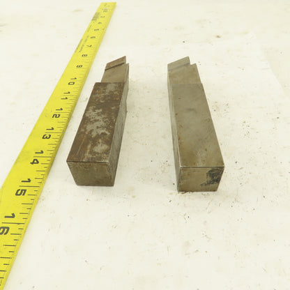 1 x 1 x 5-1/2" Square Lathe Tool Cutting HSS Bits Lot of 2