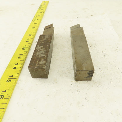 1 x 1 x 5-1/2" Square Lathe Tool Cutting HSS Bits Lot of 2