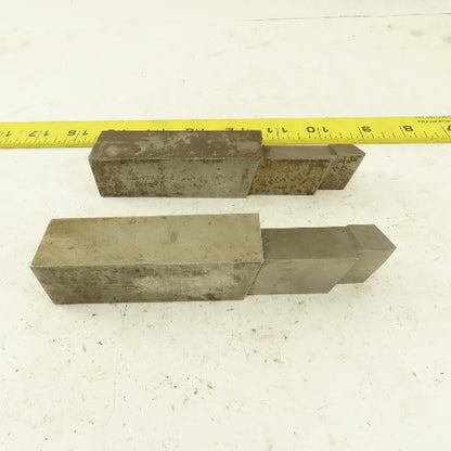1 x 1 x 5-1/2" Square Lathe Tool Cutting HSS Bits Lot of 2