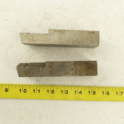 1 x 1 x 5-1/2" Square Lathe Tool Cutting HSS Bits Lot of 2