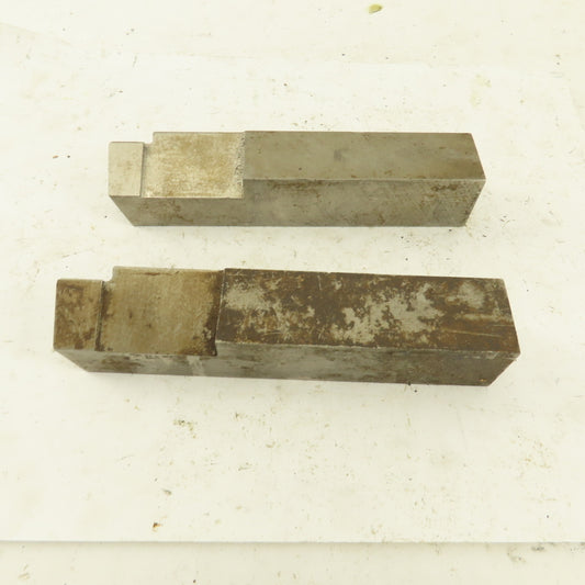 1 x 1 x 5-1/2" Square Lathe Tool Cutting HSS Bits Lot of 2