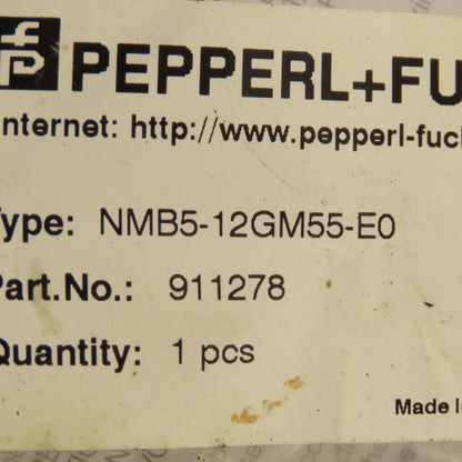 Pepperl Fuchs NMB5-12GM55-E0 Proximity Sensor Prox Switch