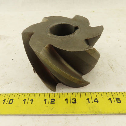 Slab Plain Horizontal Milling Slot Cutter HSS 3.925 OD x 2.50" W