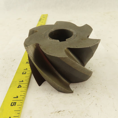 Slab Plain Horizontal Milling Slot Cutter HSS 3.925 OD x 2.50" W