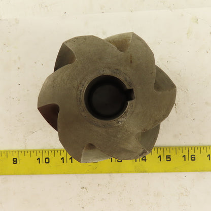 Slab Plain Horizontal Milling Slot Cutter HSS 3.925 OD x 2.50" W