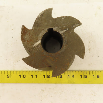 Slab Plain Horizontal Milling Slot Cutter HSS 3.925 OD x 2.50" W