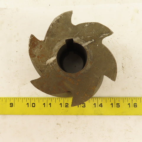 Slab Plain Horizontal Milling Slot Cutter HSS 3.925 OD x 2.50" W
