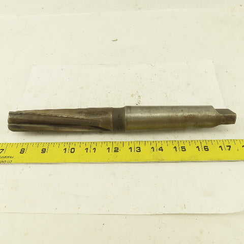 Cle Forge 028745 1-1/8" Diam 4-Flute Spiral Flute Carbide-Tipped #4MT Reamer