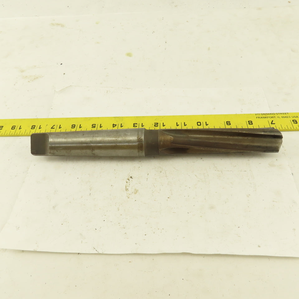 Cle Forge 028745 1-1/8" Diam 4-Flute Spiral Flute Carbide-Tipped #4MT Reamer