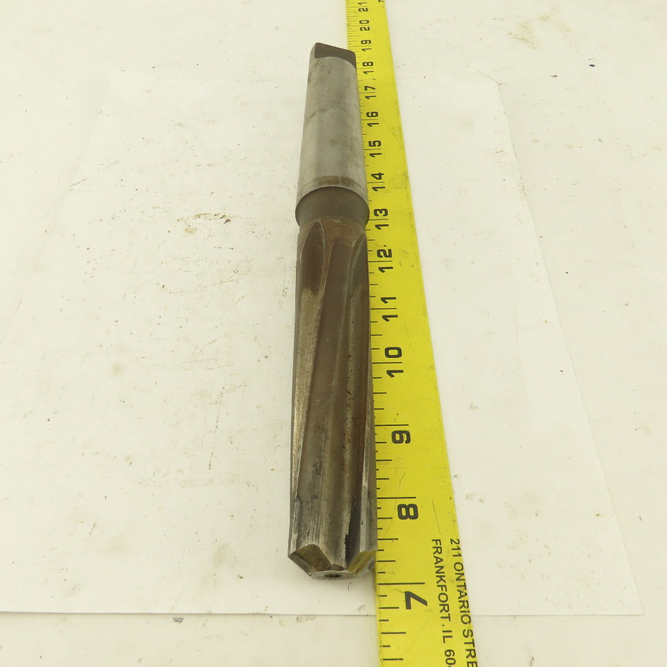Cle Forge 028745 1-1/8" Diam 4-Flute Spiral Flute Carbide-Tipped #4MT Reamer