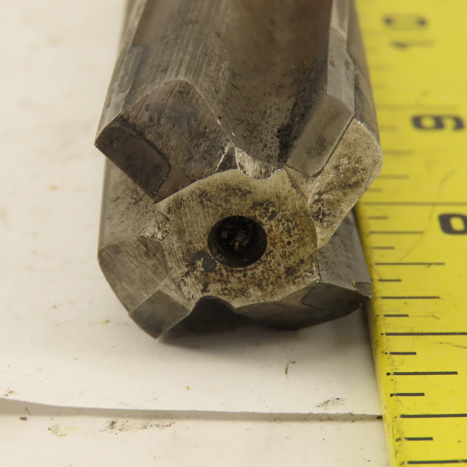 Cle Forge 028745 1-1/8" Diam 4-Flute Spiral Flute Carbide-Tipped #4MT Reamer