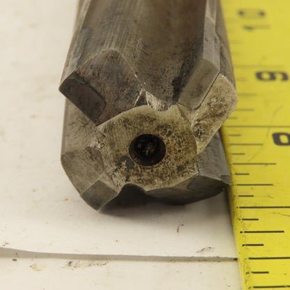 Cle Forge 028745 1-1/8" Diam 4-Flute Spiral Flute Carbide-Tipped #4MT Reamer