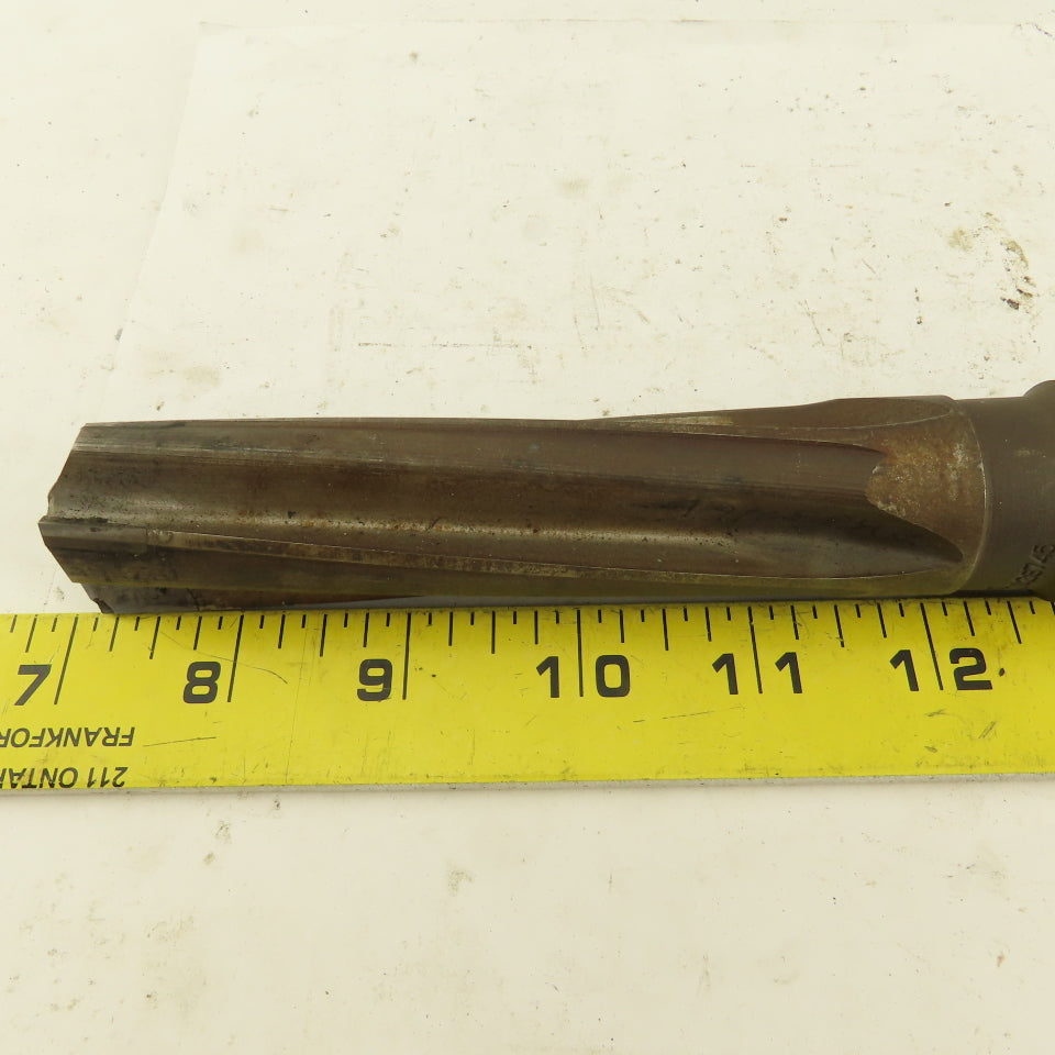 Cle Forge 028745 1-1/8" Diam 4-Flute Spiral Flute Carbide-Tipped #4MT Reamer