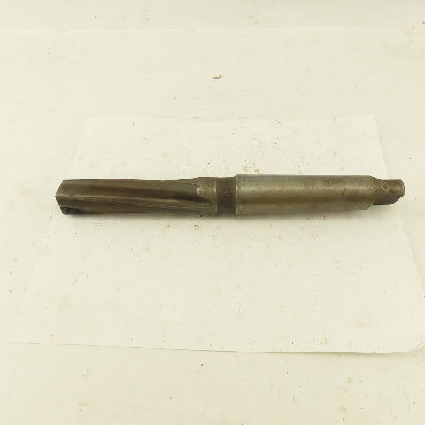 Cle Forge 028745 1-1/8" Diam 4-Flute Spiral Flute Carbide-Tipped #4MT Reamer