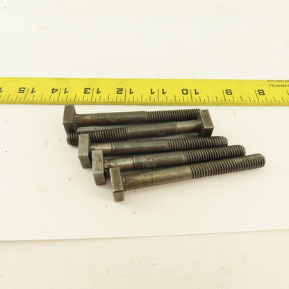 Jergens 3/8-16 Thread Low Profile 5/8" Square Head Bolt 3-3/4" OAL Lot Of 5