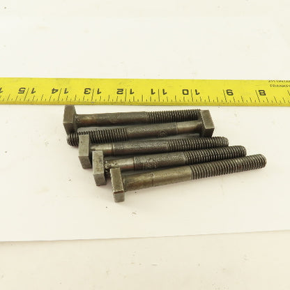 Jergens 3/8-16 Thread Low Profile 5/8" Square Head Bolt 3-3/4" OAL Lot Of 5