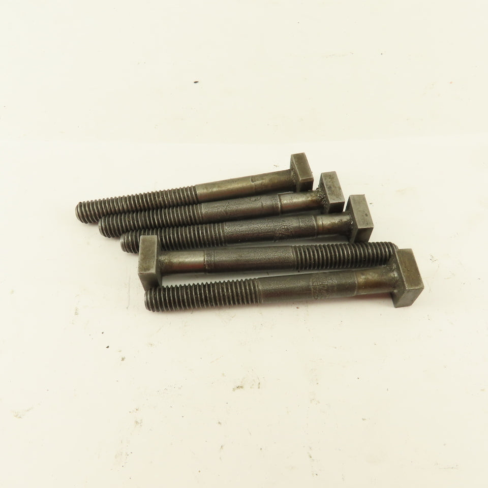 Jergens 3/8-16 Thread Low Profile 5/8" Square Head Bolt 3-3/4" OAL Lot Of 5