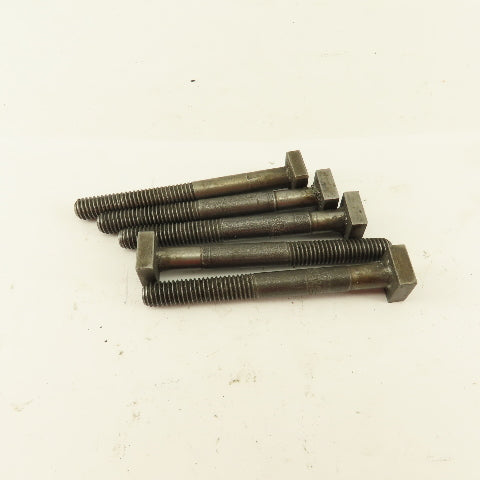Jergens 3/8-16 Thread Low Profile 5/8" Square Head Bolt 3-3/4" OAL Lot Of 5