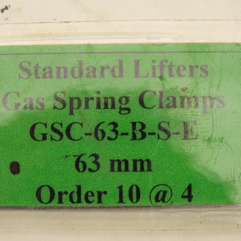 Standard Lifters GSC-63-B-S-E Style B Gas Spring Clamp 63mm Lot Of 10