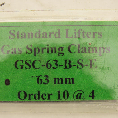 Standard Lifters GSC-63-B-S-E Style B Gas Spring Clamp 63mm Lot Of 10