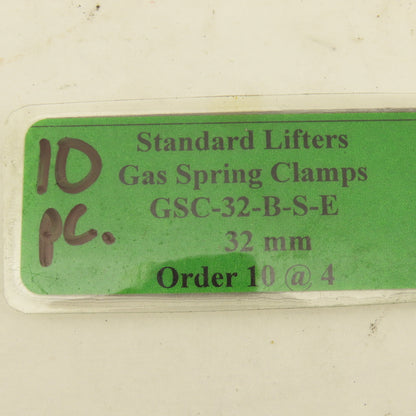 Standard Lifters GSC-32-B-S-E Style B Gas Spring Clamp 32mm Lot Of 10