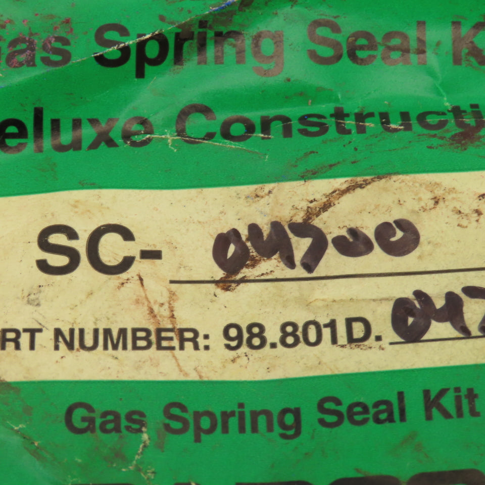Dadco SC-04700 98.801D.04700 Nitrogen Gas Spring Seal Kit Lot OF 3