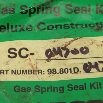 Dadco SC-04700 98.801D.04700 Nitrogen Gas Spring Seal Kit Lot OF 3