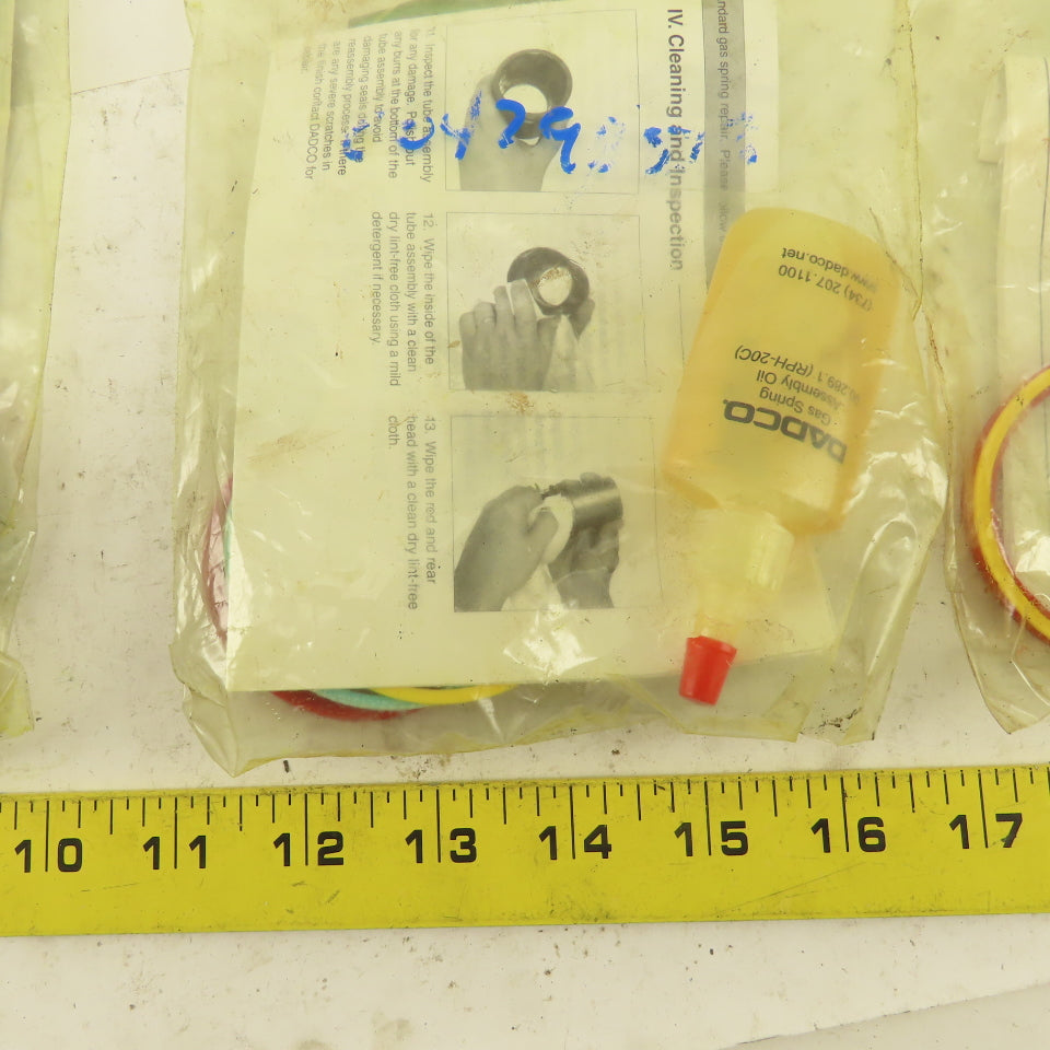 Dadco SC-04700 98.801D.04700 Nitrogen Gas Spring Seal Kit Lot OF 3