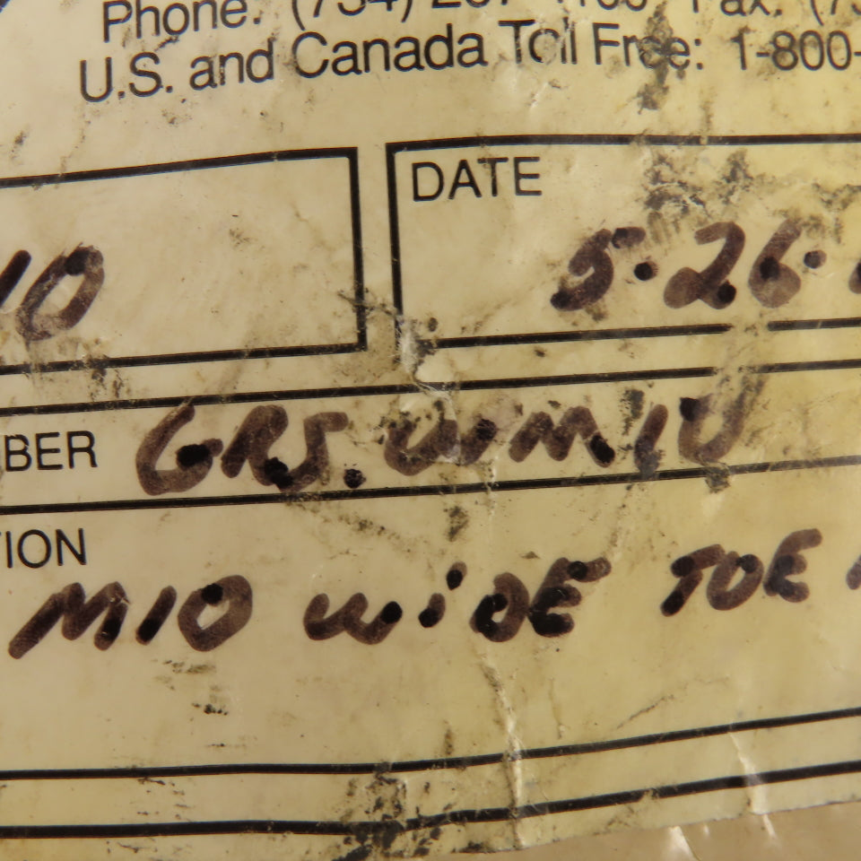 Dadco GRS.WM10 10mm Metric Wide Toe Mount Lot Of 10