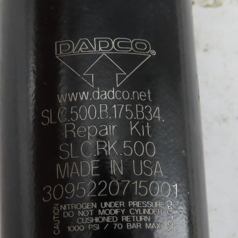 Dadco SLC.500.B.175.B34 Nitrogen Gas Lifter 175 mm Stroke