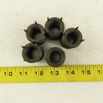 3/4"-10 Internal 1-1/8"-12 External Thread Steel Key Locking Thread Insert 5 Pcs