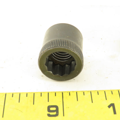 M12-1.75 Internal Threaded Steel Socket Allen Nut Lot Of 5